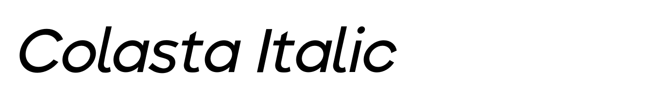 Colasta Italic